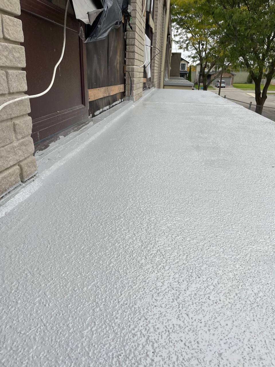 Exterior property maintenance and repair work